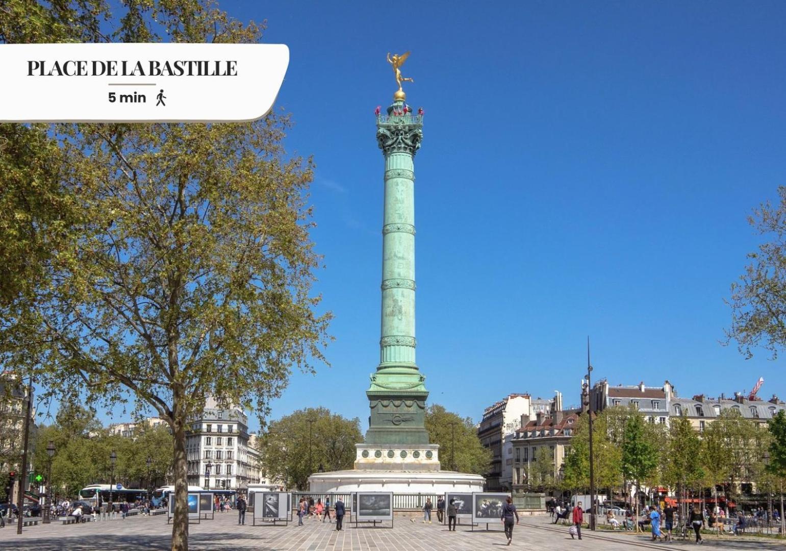Bluestay 114 : Superbe Appartement A Bastille Párizs Kültér fotó
